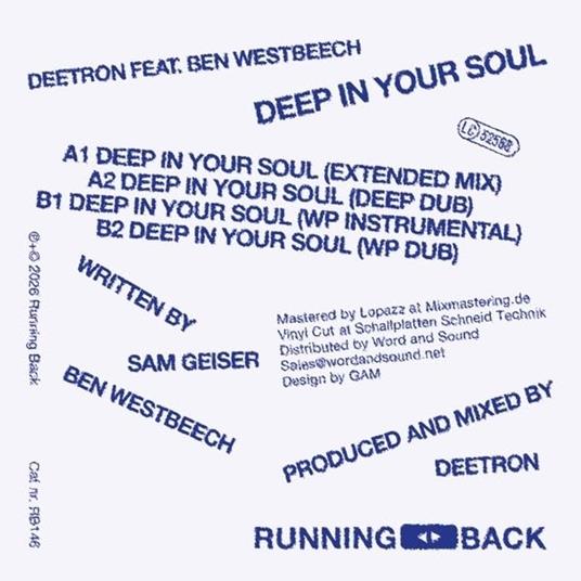 Deep In Your Soul - Vinile LP di Deetron