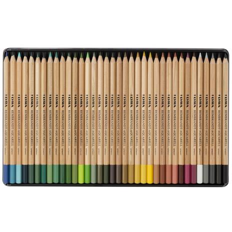 Pastelli acquarellabili Lyra Rembrandt Aquarell. Scatola in metallo 72 colori assortiti - 5