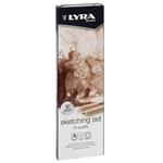 Set Lyra Rembrandt High Quality Sketching Pencil. Astuccio in metallo 6 pezzi