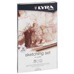 Set Lyra Rembrandt High Quality Sketching Pencil. Astuccio in metallo 11 pezzi