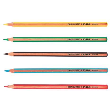 Pastelli Lyra Graduate. Scatola 12 matite colorate assortite - 4