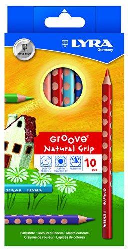 Pastelli Lyra Groove. Scatola 10 matite colorate assortite - 5