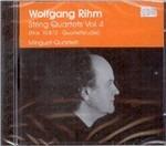 Quartetti per archi vol.4 - CD Audio di Wolfgang Rihm