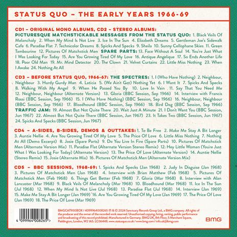 The Early Years (1966-69) - CD Audio di Status Quo - 4