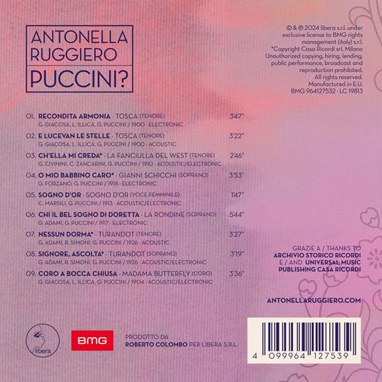 Puccini? (CD Digipack) - CD Audio di Antonella Ruggiero - 3