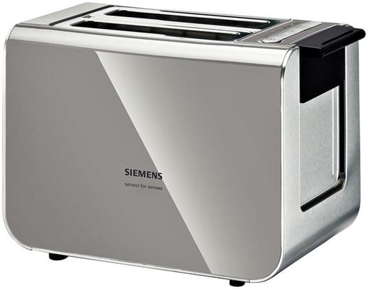 Grigio 860 W Siemens TT86105 tostapane 2 fetta/e Nero 