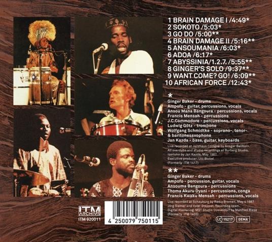 African Force - CD Audio di Ginger Baker - 2
