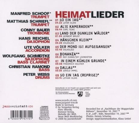 Heimatlieder - CD Audio - 2