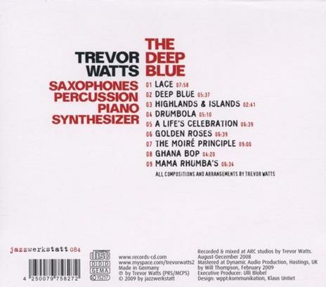 Deep Blue - CD Audio di Trevor Watts - 2