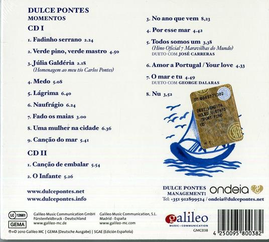 Momentos - CD Audio di Dulce Pontes - 2