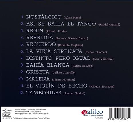 Nostalgico - CD Audio di Juan Villareal,El Muro Tango - 2