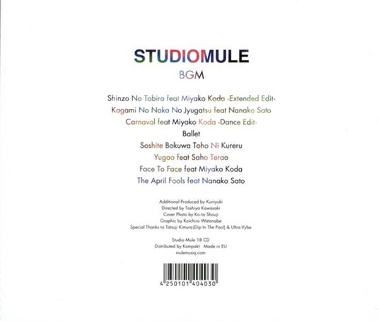 BGM - CD Audio di Studio Mule - 2