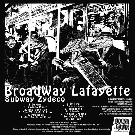 Subway Zydeco - Vinile LP di Broadway Lafayette - 2