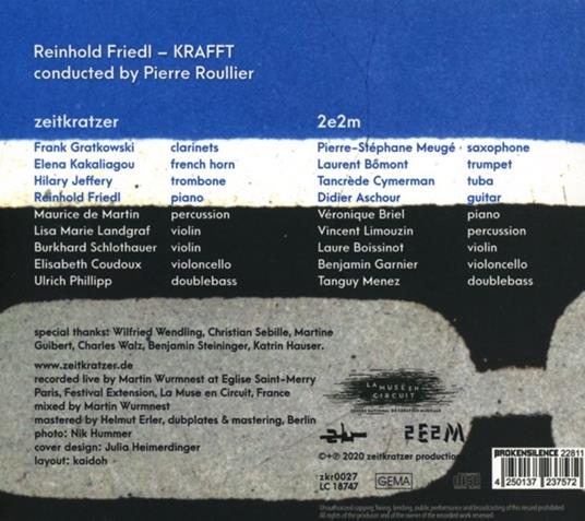 Krafft - CD Audio di Zeitkratzer - 2