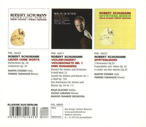 Klassik Aus Berlin - CD Audio di Robert Schumann - 2