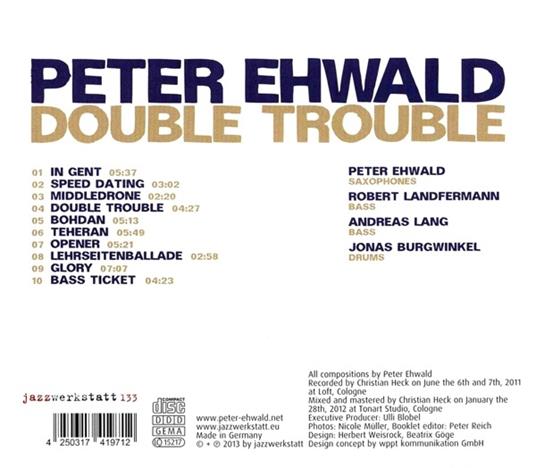Double Trouble - CD Audio di Peter Ehwald - 2
