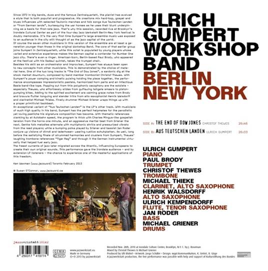 Berlin-New York - Vinile LP di Ulrich Gumpert - 2