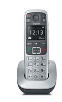 Gigaset E560 telefono Telefono DECT Nero, Argento Identificatore di chiamata