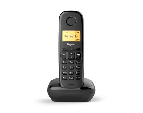 Gigaset A170 Trio Analog/DECT telephone Identificatore di chiamata Nero - 2