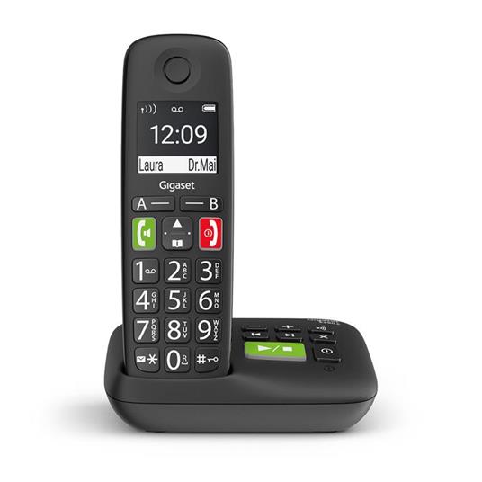 Gigaset E290A BLACK Telefono analogico/DECT Identificatore di chiamata Nero - 6