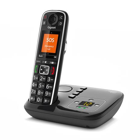 Gigaset E720A Telefono analogico/DECT Nero Identificatore di chiamata - 2