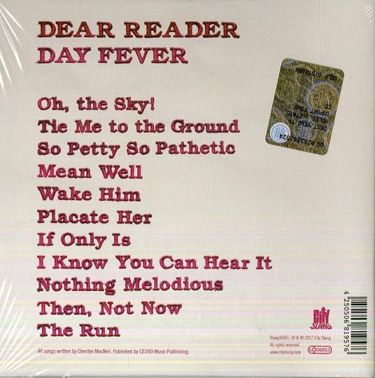 Day Fever - CD Audio di Dear Reader - 2