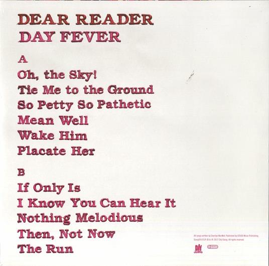Day Fever - Vinile LP di Dear Reader - 2