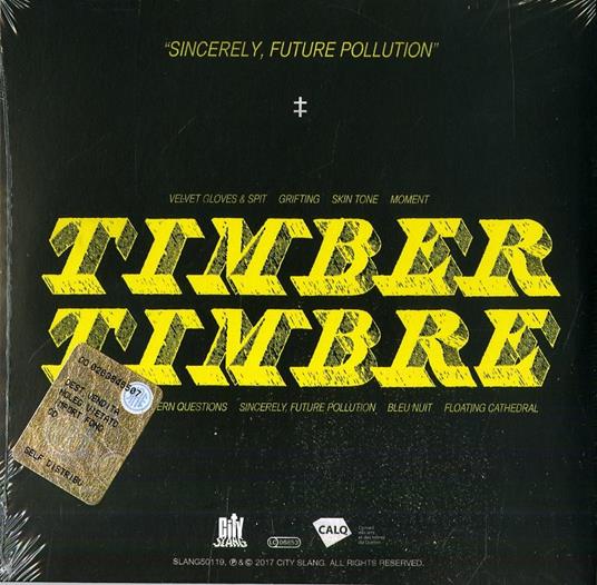 Sincerely, Future Pollution - CD Audio di Timber Timbre - 2