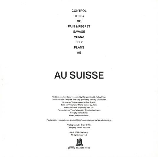 Au Suisse - CD Audio di Au Suisse - 2