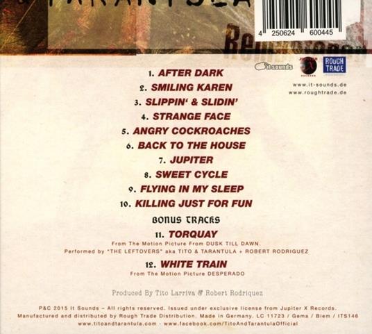 Tarantism - CD Audio di Tito & Tarantula - 2