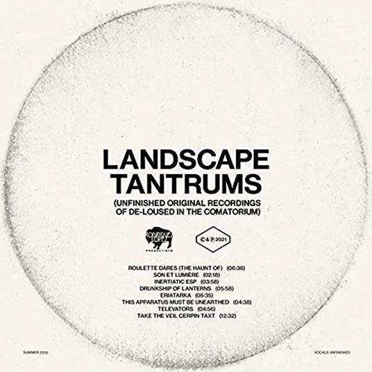 Landscape Tantrums. Unfinished Original Recordings of De​-​Loused in the Comatorium - Vinile LP di Mars Volta