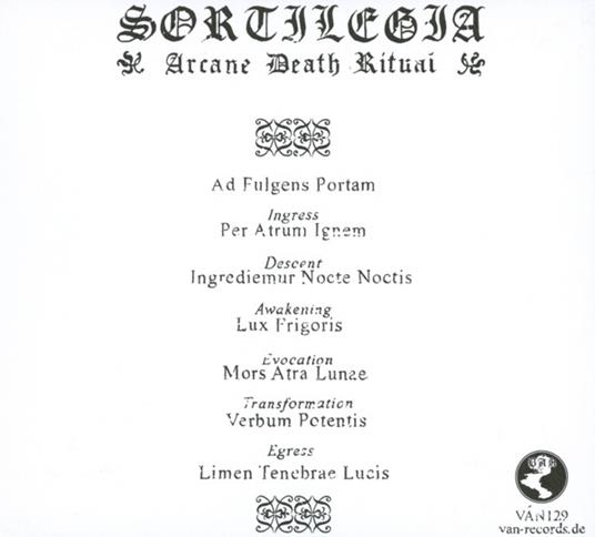 Death Arcane Ritual (Digipack) - CD Audio di Sortilegia - 2