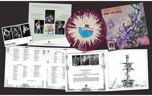 Open The Gates (Purple-Bone Splatter Vinyl) - Vinile LP di Manilla Road