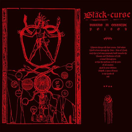 Burning In Celestial Poison - Vinile LP di Black Curse
