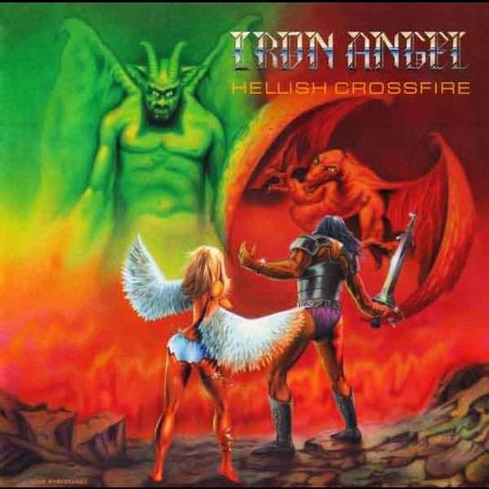 Hellish Crossfire (Black Vinyl) - Vinile LP di Iron Angel