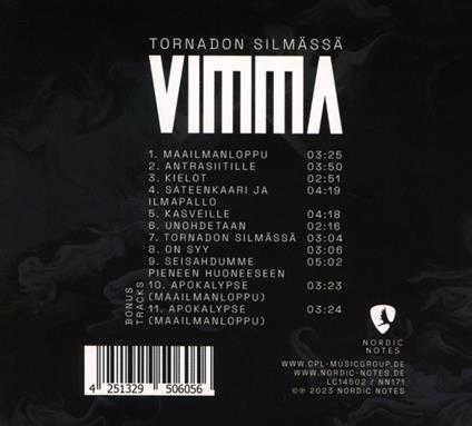 Tornadon Silmassa - CD Audio di Vimma