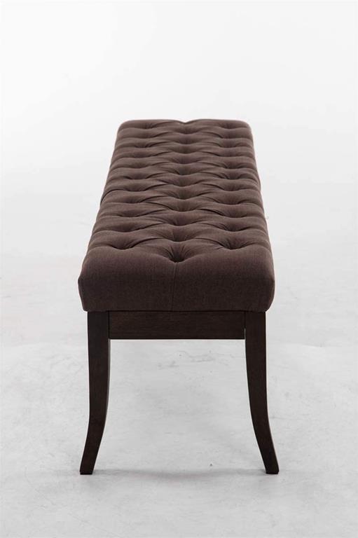 Panchina Ingresso Imbottita Capitonné I Panchina Fondo Letto Elegante I Panca Corridoio Telaio Legno Scuro Verde 100 x 40 x 45 cm in Similpelle CLP Panca Design Chesterfield Ramses 