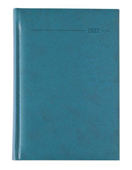 Alpha Edition 352 pagine Blu Formato Grande 15x21 cm Agenda Giornaliera Monocromo 2022