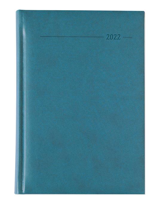 Alpha Edition 352 pagine Blu Formato Grande 15x21 cm Agenda Giornaliera Monocromo 2022