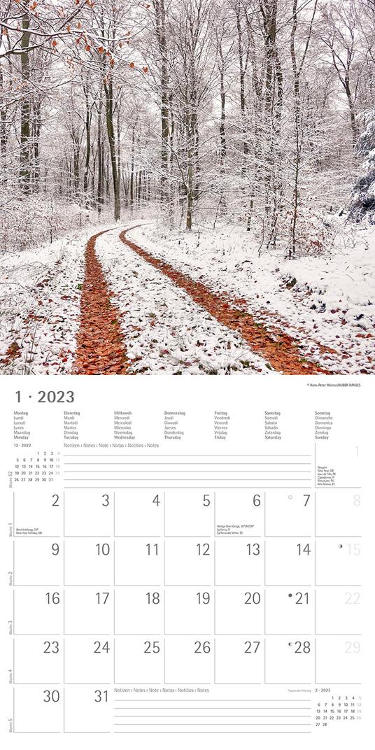 Calendario 2023 da muro Percorsi, Alpha Edition, 12 mesi, 30x30 cm - 3