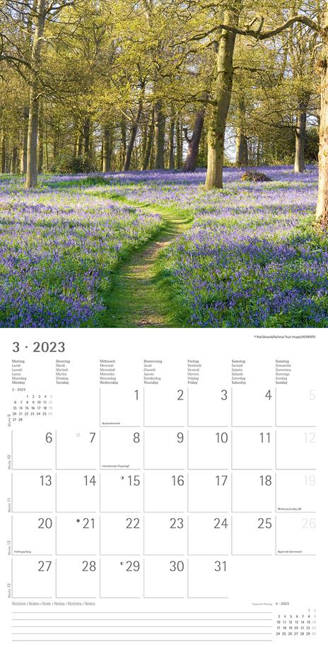 Calendario 2023 da muro Percorsi, Alpha Edition, 12 mesi, 30x30 cm - 5