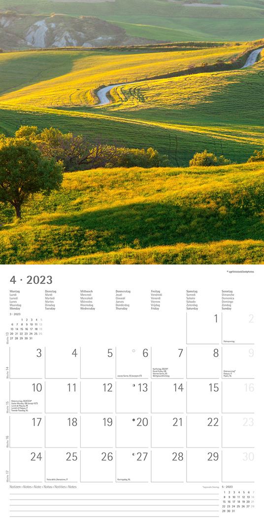 Calendario 2023 da muro Percorsi, Alpha Edition, 12 mesi, 30x30 cm - 6