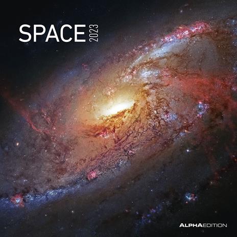 Calendario 2023 da muro Spazio, Alpha Edition, 12 mesi, 30x30 cm