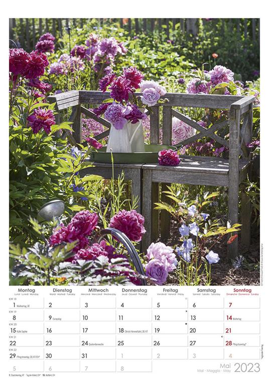 Calendario 2023 da muro Country House, Alpha Edition, 12 mesi, 29,7 x 42 cm - 6