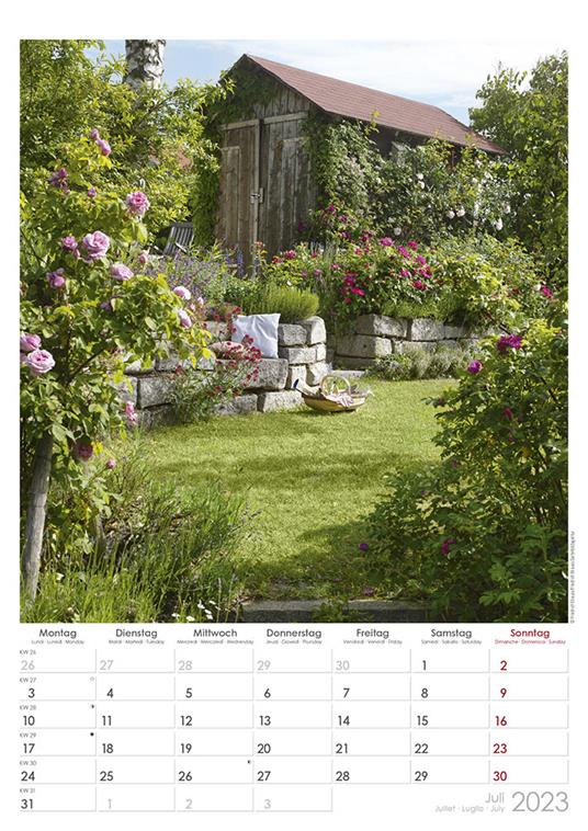 Calendario 2023 da muro Country House, Alpha Edition, 12 mesi, 29,7 x 42 cm - 8