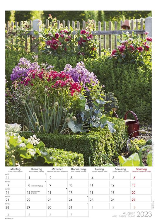 Calendario 2023 da muro Country House, Alpha Edition, 12 mesi, 29,7 x 42 cm - 9