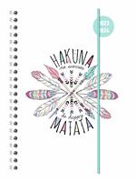 Agenda-Diario spiralato Collegetimer ALPHA EDITION 2023-2024, Settimanale, Hakuna Matata - 15x21 cm