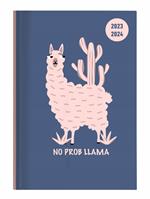Agenda-Diario Collegetimer ALPHA EDITION 2023-2024, Giornaliera, Llama - 10x15 cm