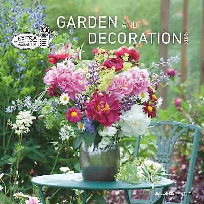 Alpha Edition - Calendario 2025 da muro Garden & Decoration, 12 mesi, 30x30 cm
