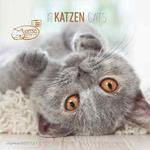 Alpha Edition - Calendario 2025 da muro Cats, 12 mesi, 30x30 cm
